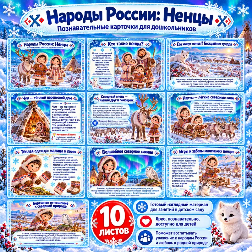 Народы России: Ненцы — обложка