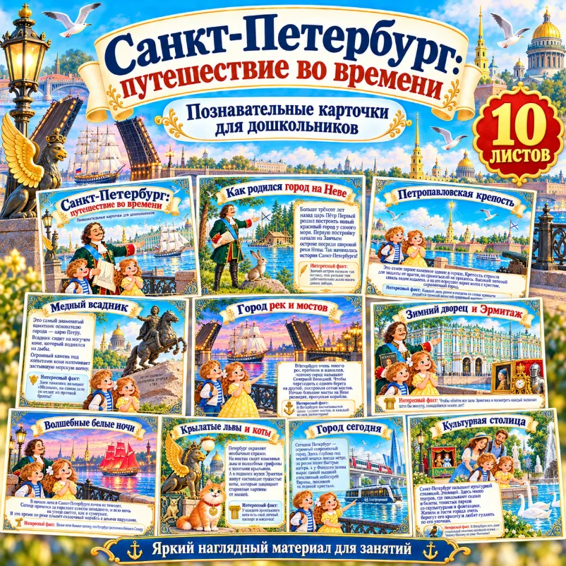 Санкт-Петербург: путешествие во времени — обложка