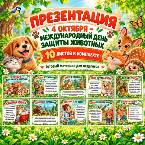 Международный день защиты животных — презентация