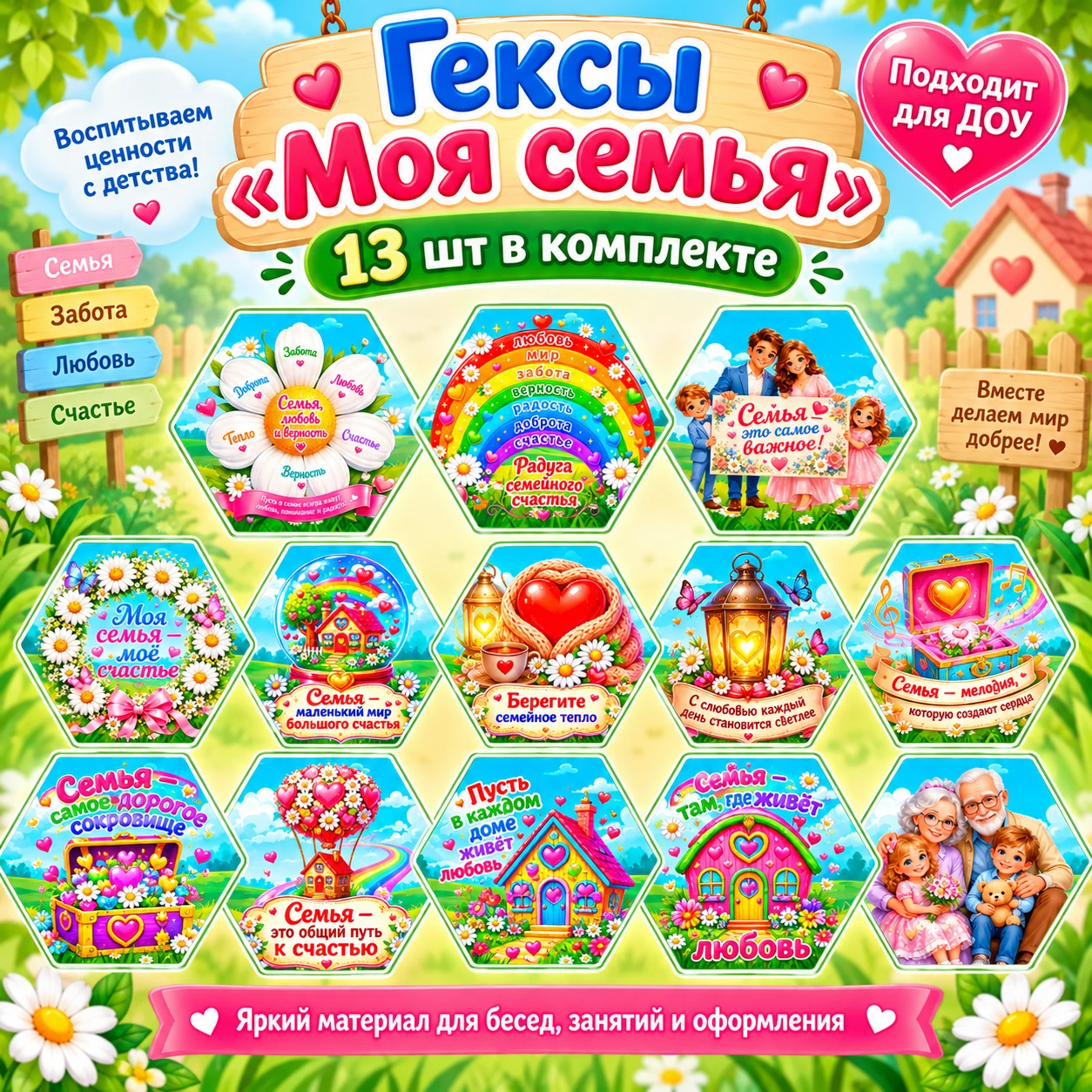 Гексы «Моя семья» — обложка