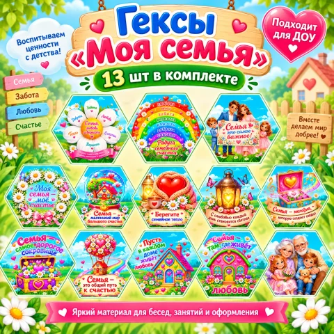 Гексы «Моя семья»