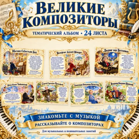 Тематический альбом "Великие композиторы"