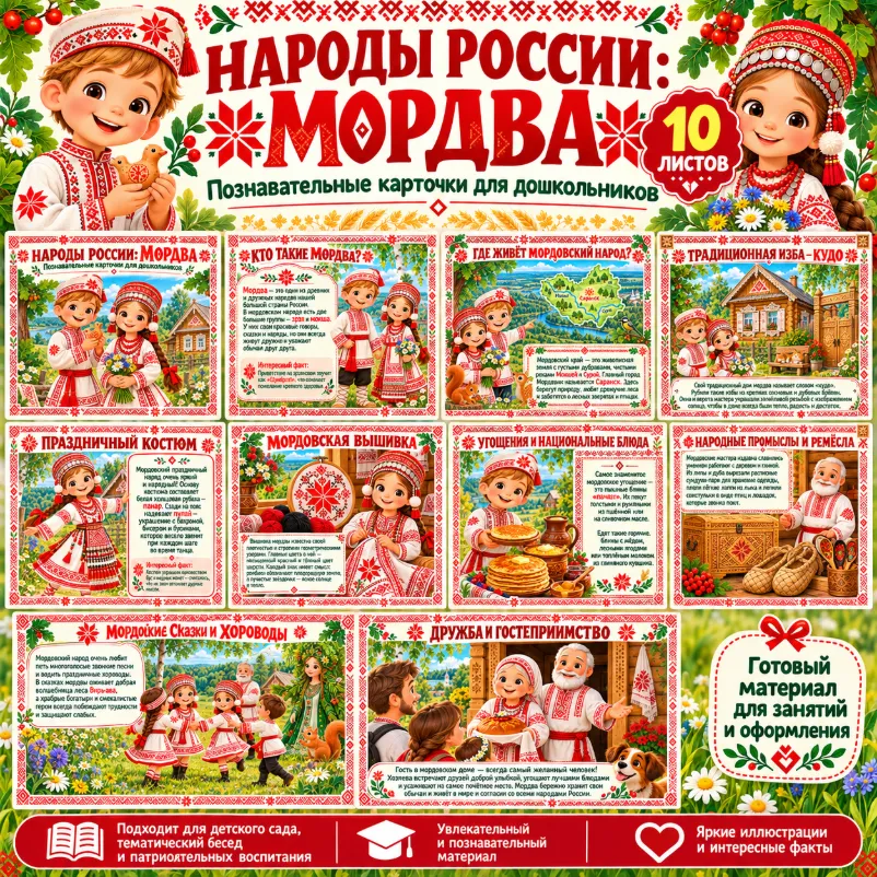 Народы России: Мордва — обложка