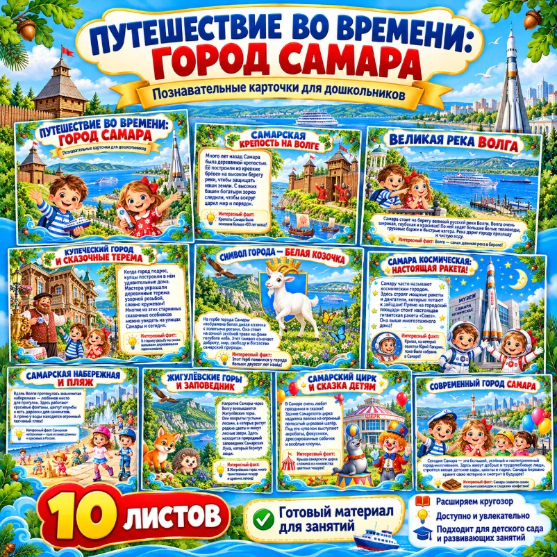 Путешествие во времени: город Самара — обложка
