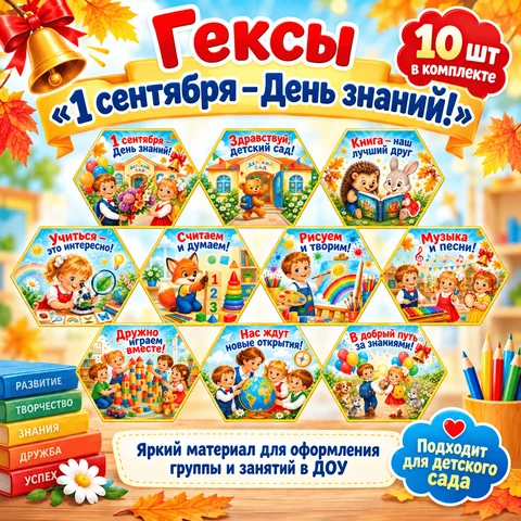 Гексы «1 сентября - День знаний!»