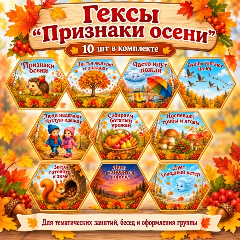 Гексы «Признаки осени»