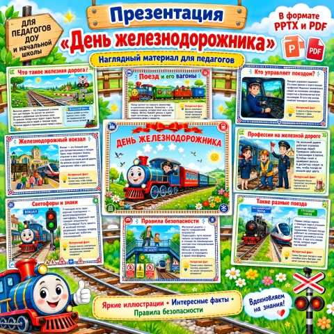Презентация "День железнодорожника"