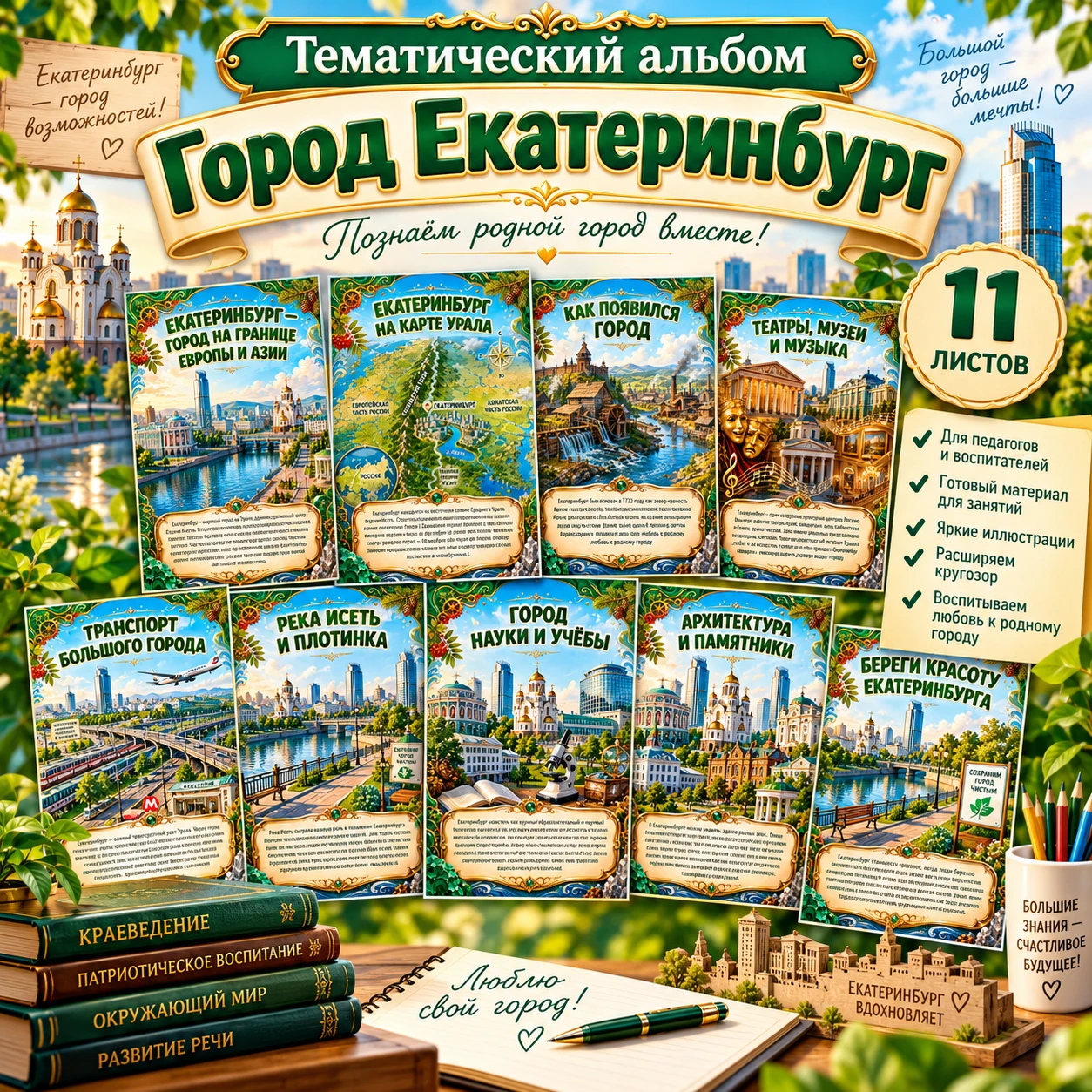 Тематический альбом "Город Екатеринбург" — обложка