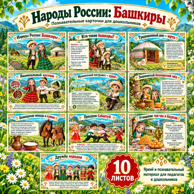 Народы России: Башкиры — обложка