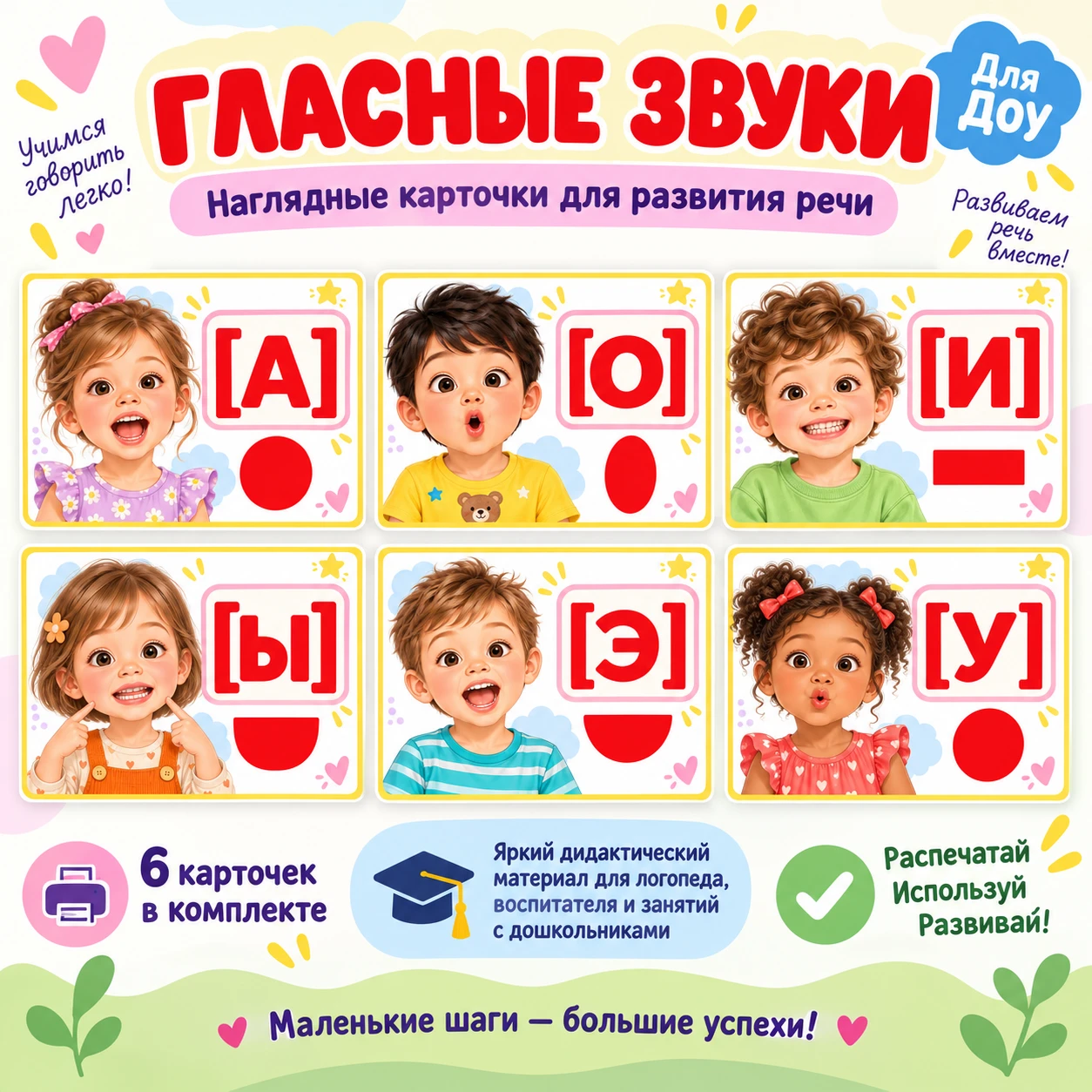 Гласные звуки — обложка