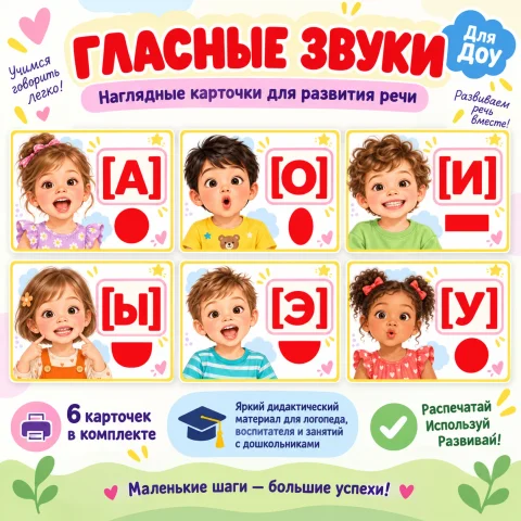 Гласные звуки