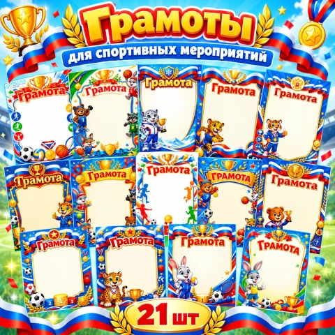 Грамоты для спортивных мероприятий