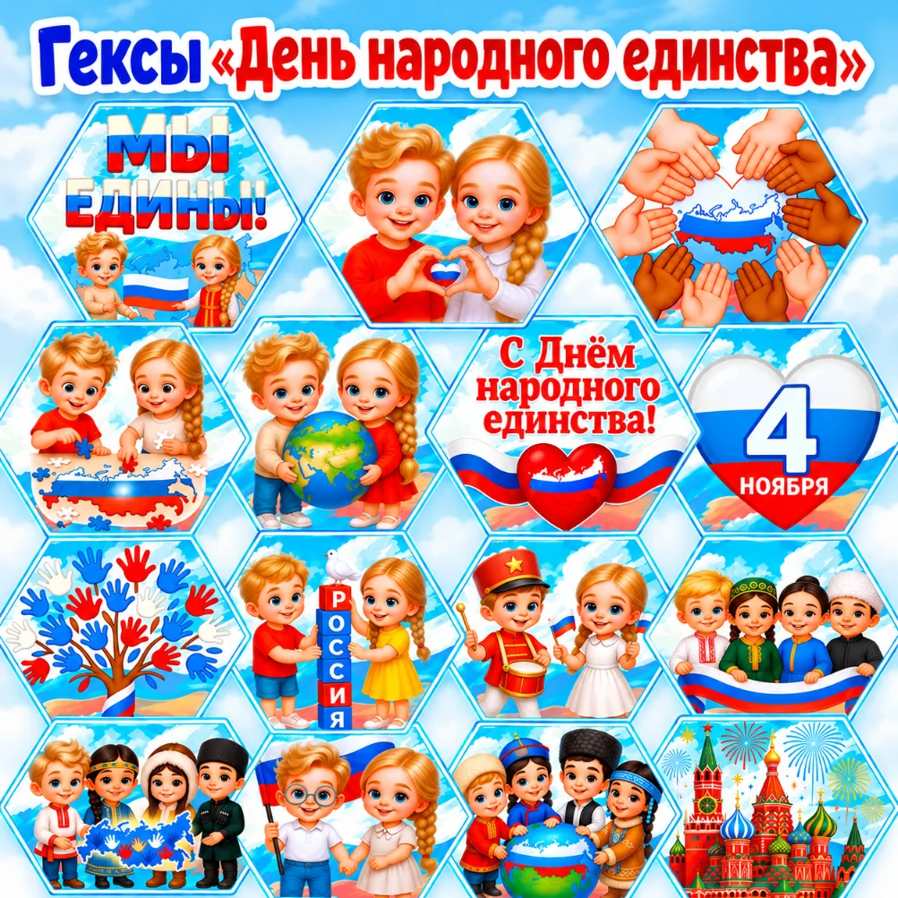 Гексы «День народного единства» — обложка