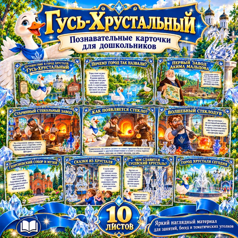 Гусь-Хрустальный - увлекательное путешествие в город мастеров — обложка