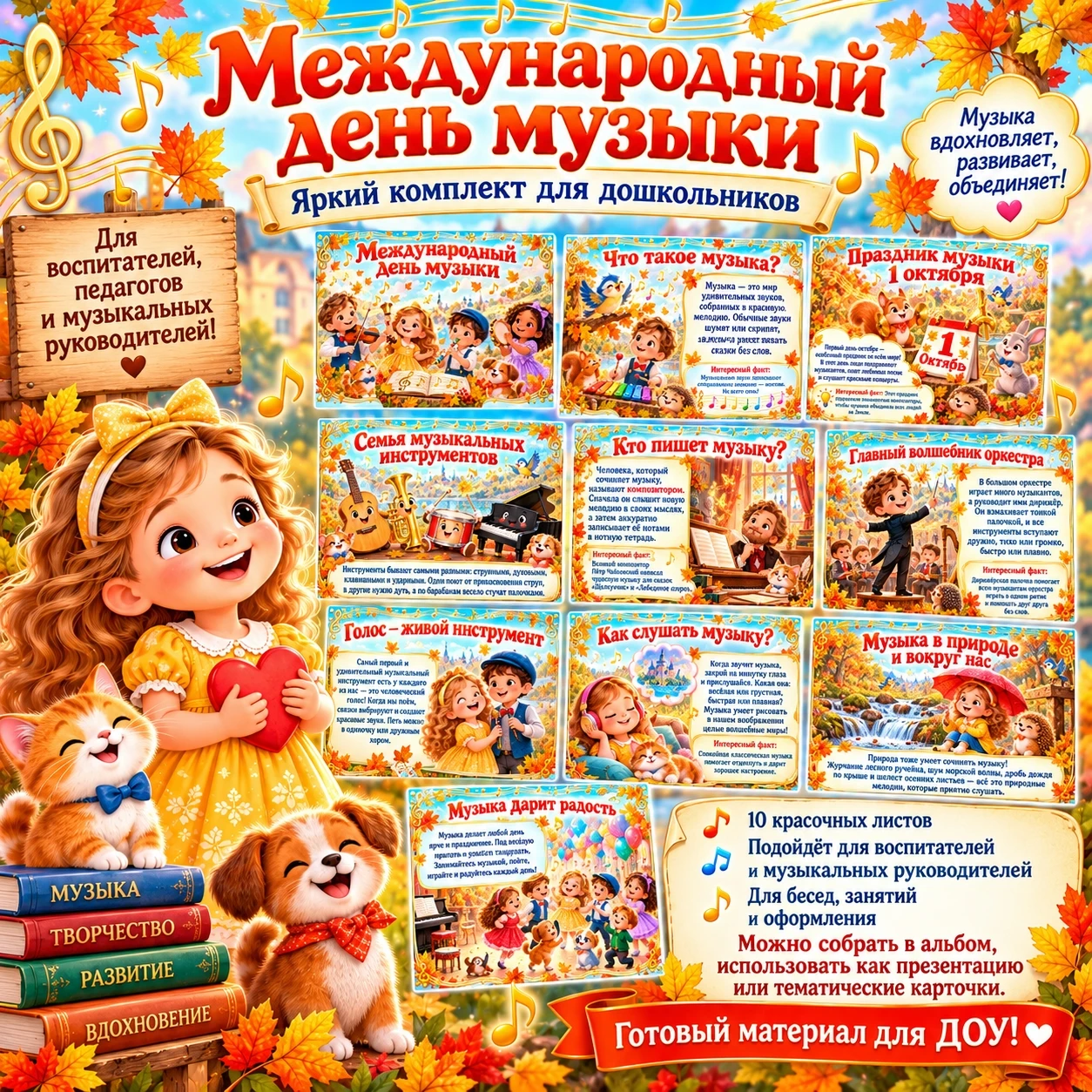 Тематический альбом "Международный день музыки" — обложка