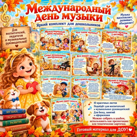 Тематический альбом "Международный день музыки"