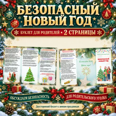 Буклет для родителей "Безопасный Новый год"