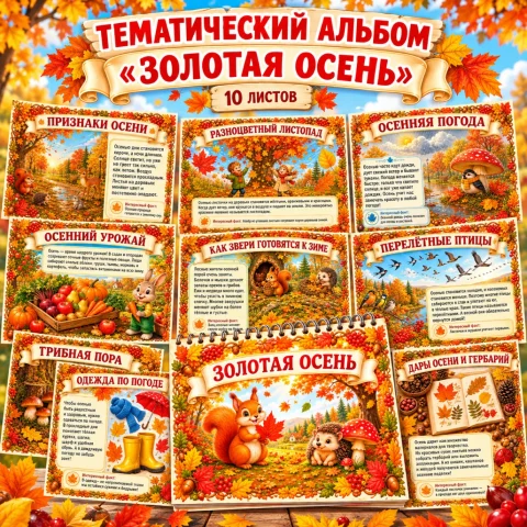 Тематический альбом «Золотая осень»
