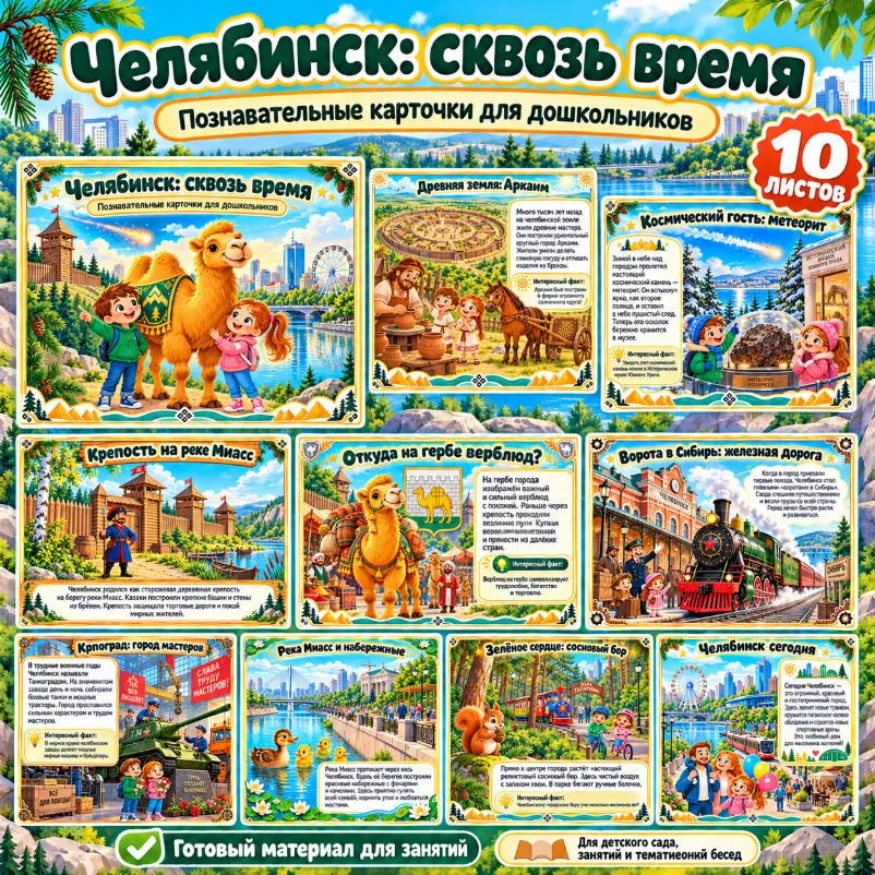 Челябинск: сквозь время — обложка