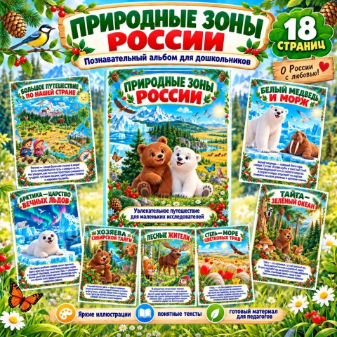 Тематический альбом «Природные зоны России»
