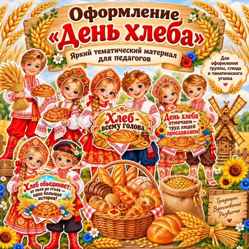 Большое оформление «День хлеба» — обложка