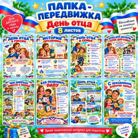 Папка-передвижка «День отца в России»