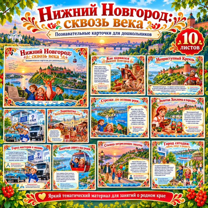 Нижний Новгород: сквозь века — обложка
