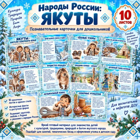 «Народы России: Якуты — жители северного края»