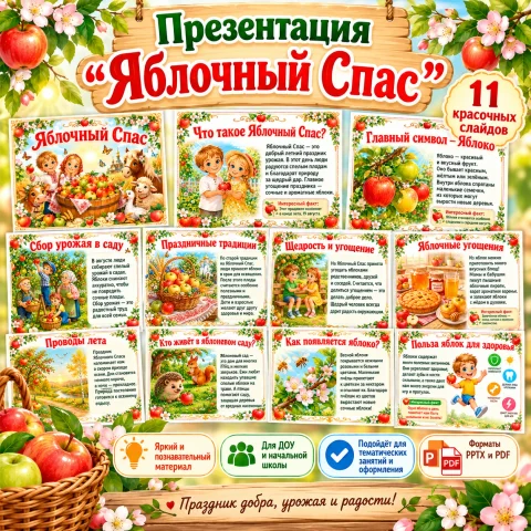 Презентация "Яблочный спас"