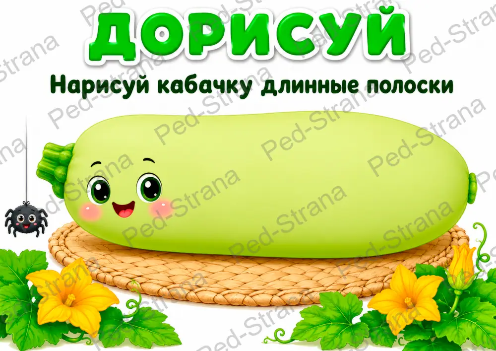 Дорисуй. Овощи — страница-пример 11
