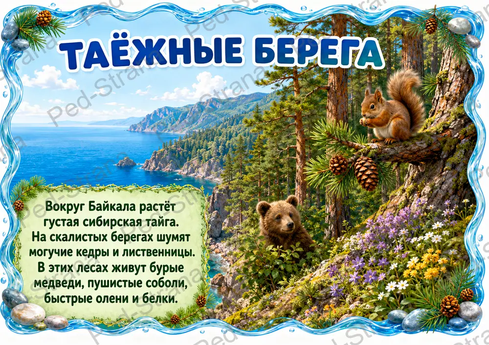 Тематические карточки «Тайны озера Байкал» — страница-пример 10