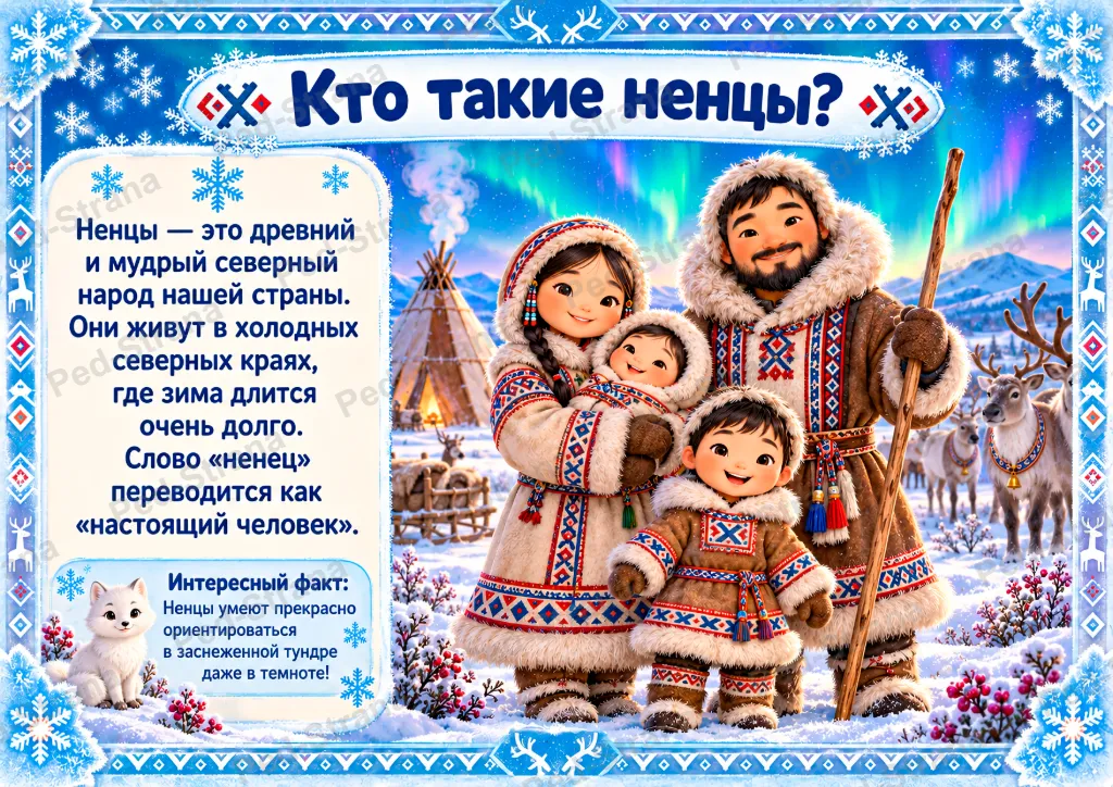 Народы России: Ненцы — страница-пример 1