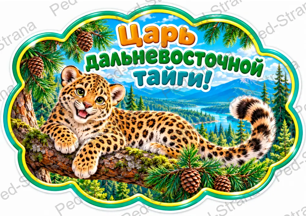 Речевые облачка "День дальневосточного леопарда" — страница-пример 4