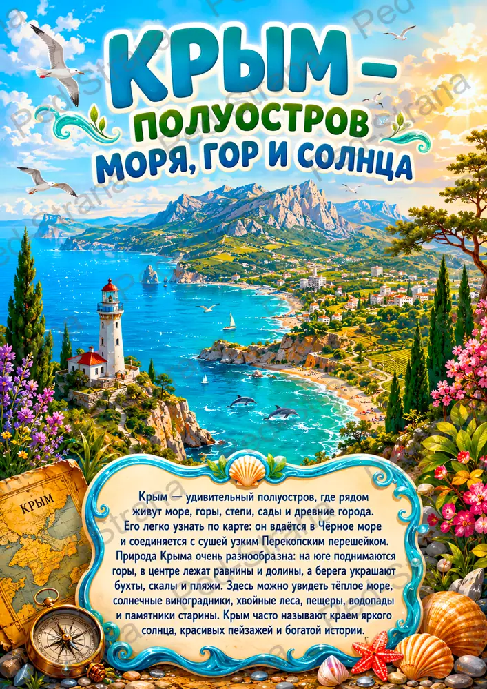 Тематический альбом "Крым" — страница-пример 4