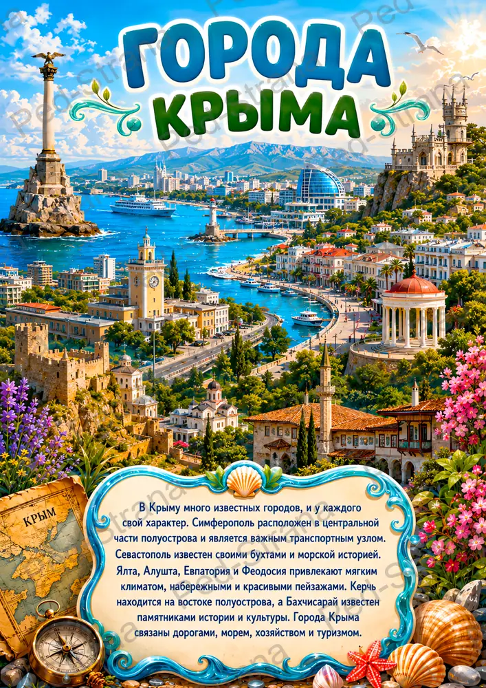 Тематический альбом "Крым" — страница-пример 8