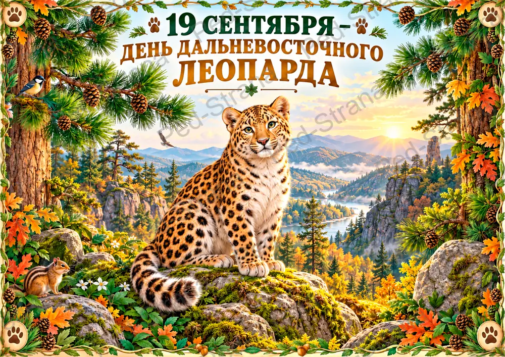 Тематический альбом "19 сентября — День дальневосточного леопарда" — страница-пример 2