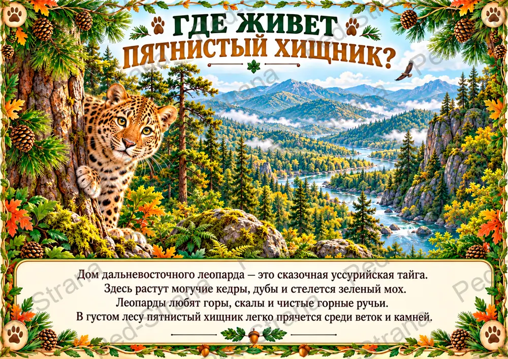 Тематический альбом "19 сентября — День дальневосточного леопарда" — страница-пример 5
