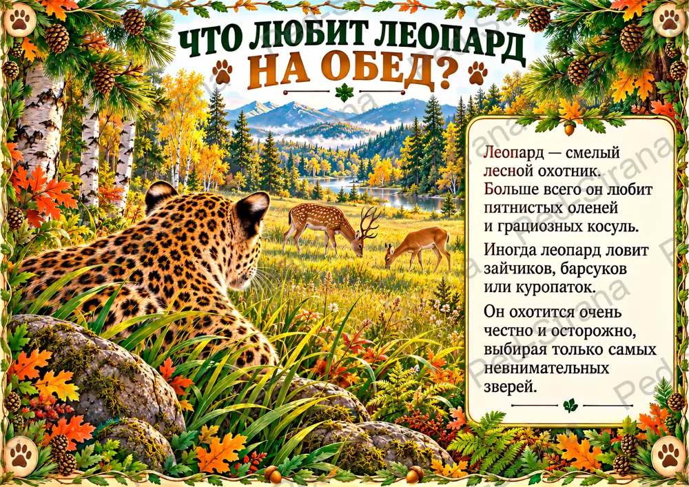 Тематический альбом "19 сентября — День дальневосточного леопарда" — страница-пример 11