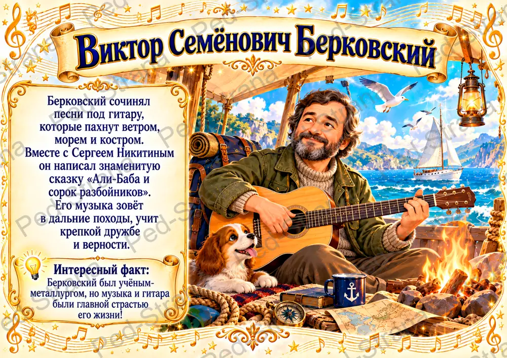 Тематический альбом "Великие композиторы" — страница-пример 26