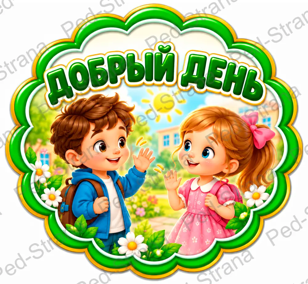 Оформление "Добрые слова" — страница-пример 5