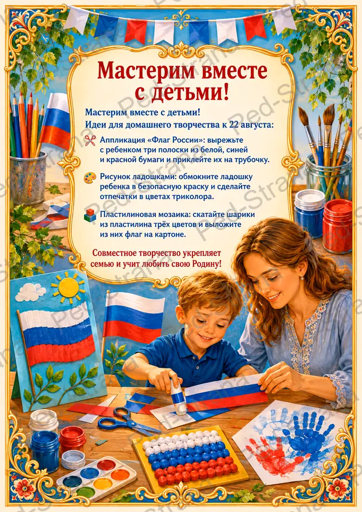 Папка - передвижка "22 августа - День Государственного флага РФ" — страница-пример 7