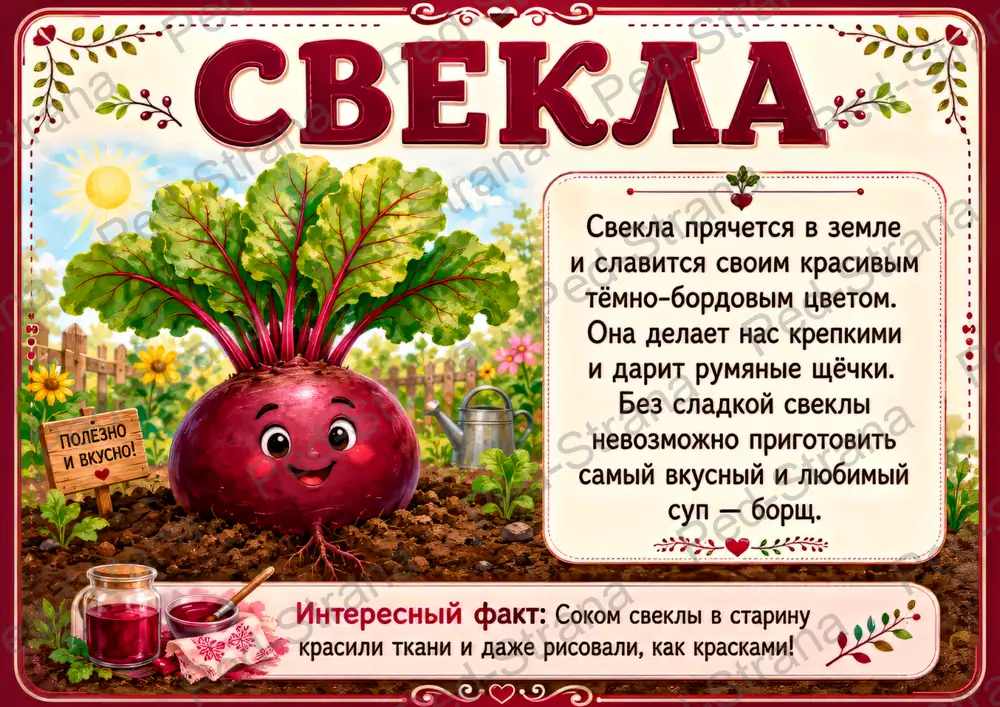 Познавательные карточки для дошкольников "Тайны грядки" — страница-пример 12