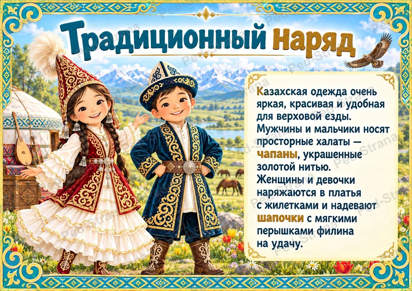 "Народы России: Казахи" — страница-пример 4