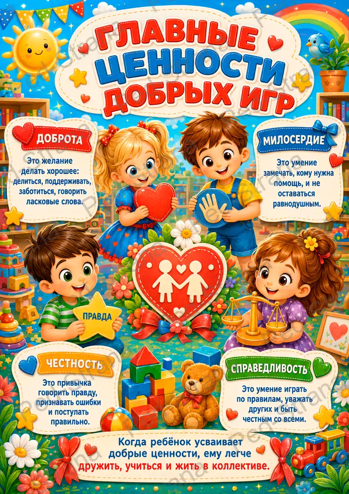Папка - передвижка "Добрые игры" — страница-пример 7