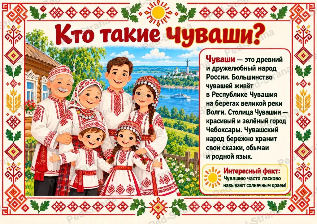 Народы России: Чуваши — страница-пример 1