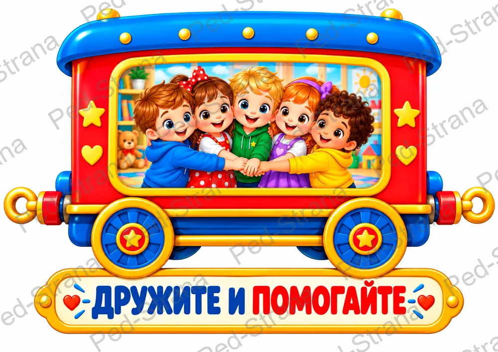 Оформление "Поезд добрых дел" — страница-пример 17