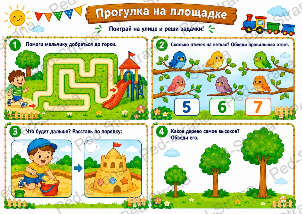 Рабочая тетрадь "Мой любимый детский сад" — страница-пример 10