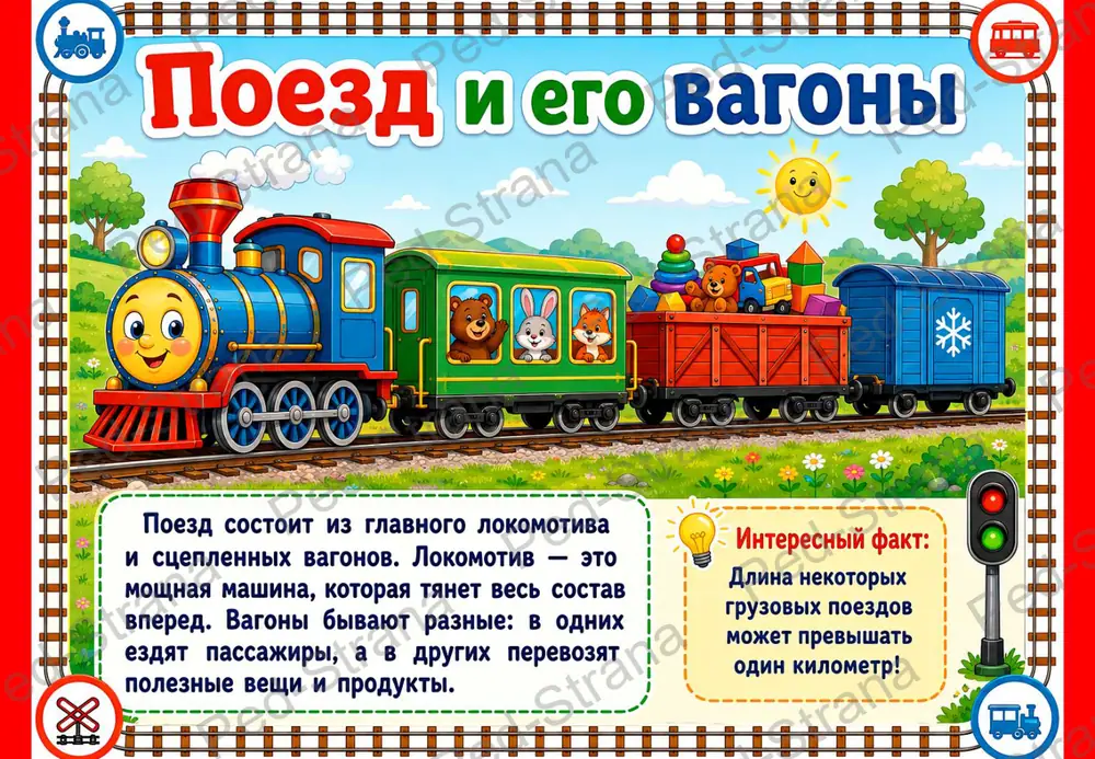 Презентация "День железнодорожника" — страница-пример 3