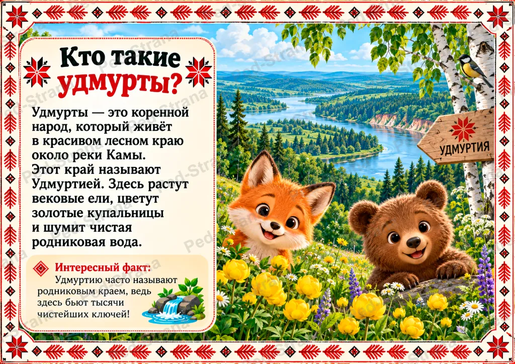Народы России: Удмурты — страница-пример 1