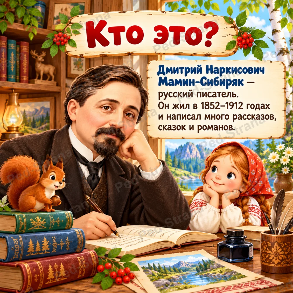 6 ноября - День рождения Дмитрия Мамина-Сибиряка — страница-пример 1